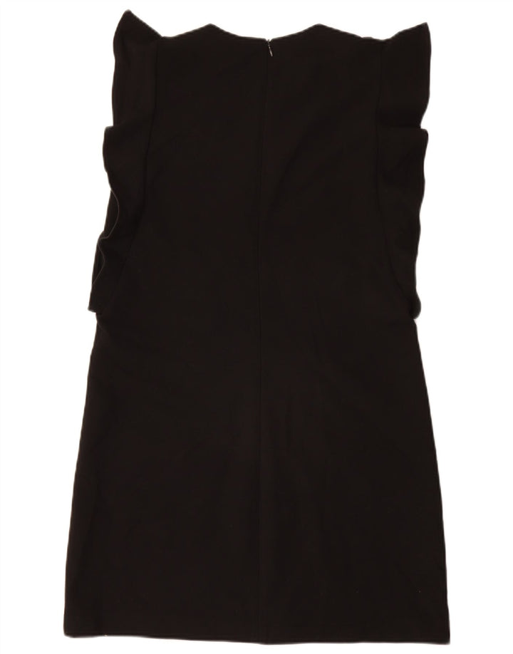 ZARA ženska plašt haljina bez rukava UK 12 srednje crna