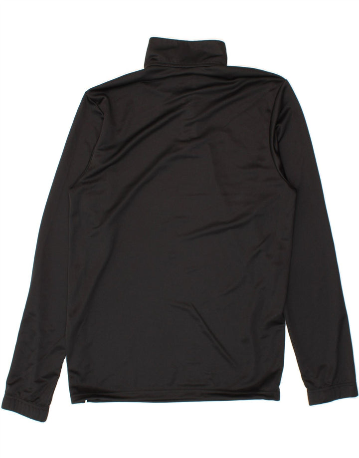 ADIDAS Mens Aeroready Zip Neck Pullover Tracksuit Top Medium Black Vintage Adidas and Second-Hand Adidas from Messina Hembry 