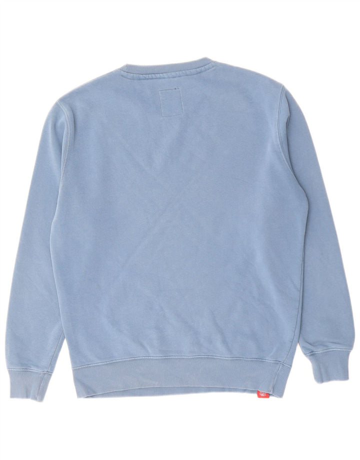 Alpha Industries muška trenirka s grafičkim motivima srednje plavi pamuk