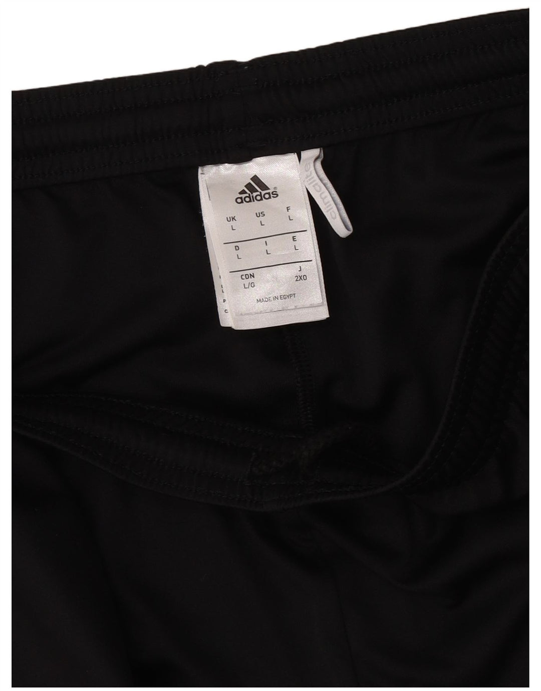 ADIDAS muške sportske kratke hlače Climalite, veliki crni poliester