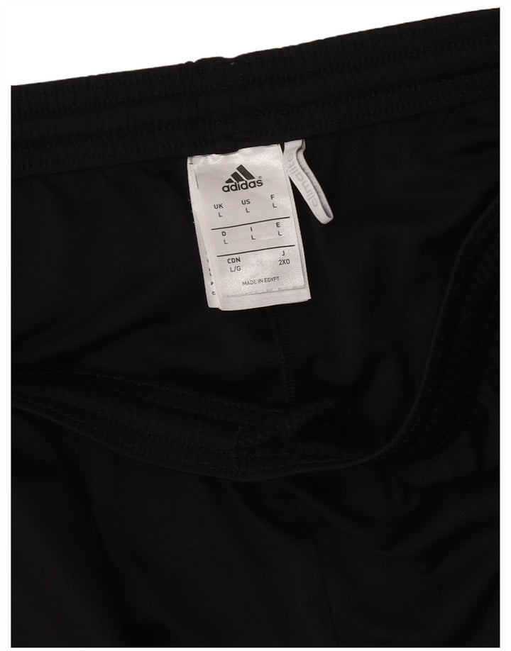 ADIDAS muške sportske kratke hlače Climalite, veliki crni poliester