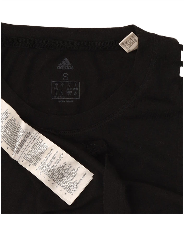 Adidas ženska majica kratkih rukava UK 8/10 mali crni poliester