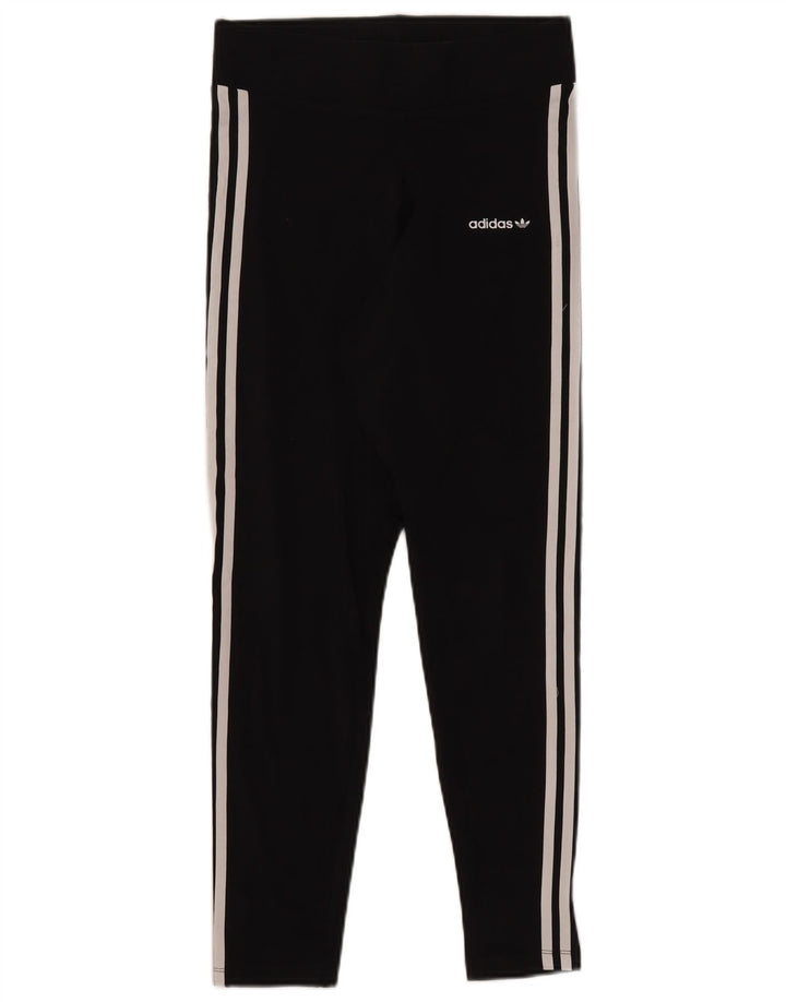 Ženske tajice ADIDAS UK 14 Srednje crni pamuk