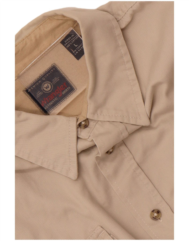 Wrangler muška košulja Large Off White Pamuk