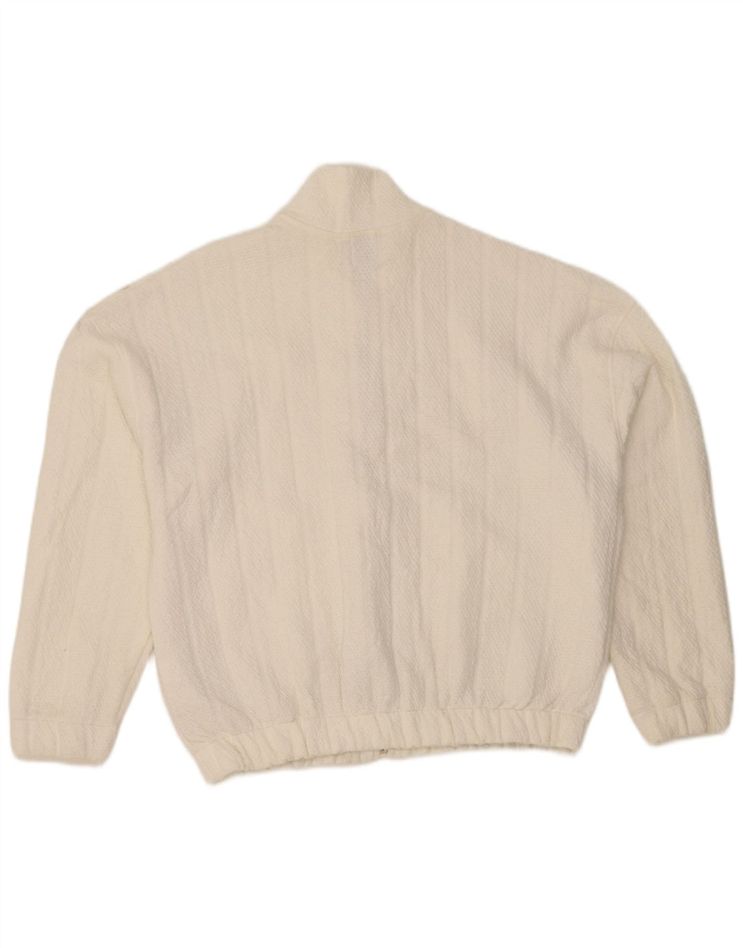 Zara ženska prevelika bomber jakna UK 6 XS bijeli poliester