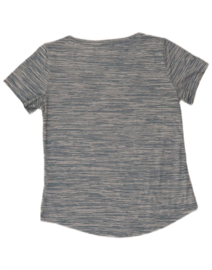 Nike ženska majica širokih krojeva Dri Fit UK 6 XS plavi prugasti poliester