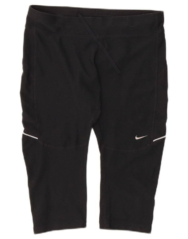 Nike Womens Capri Leggings UK 14 Medium Black Sports