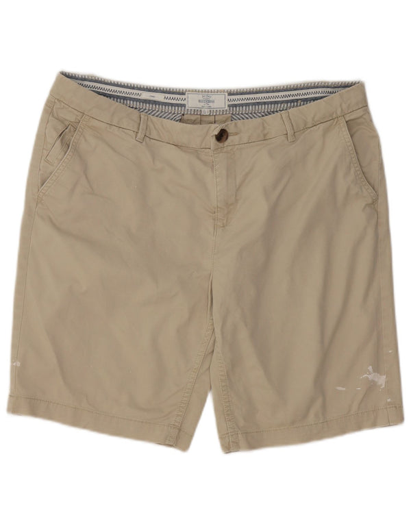 Fat Face Ženske Regular Chino kratke hlače UK 14 Large W34 Kaki pamuk