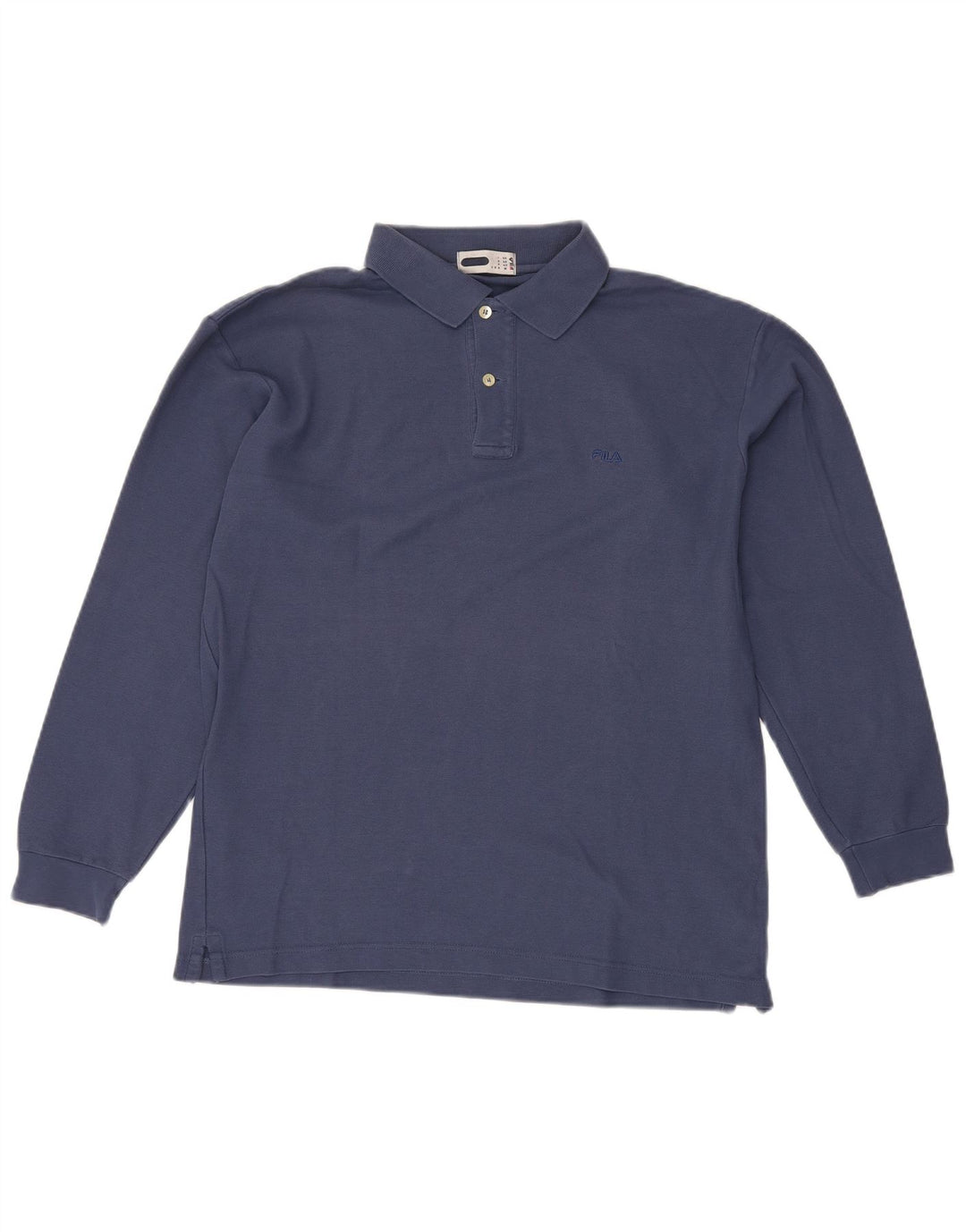 FILA muška polo majica dugih rukava IT 50 srednje plavi pamuk
