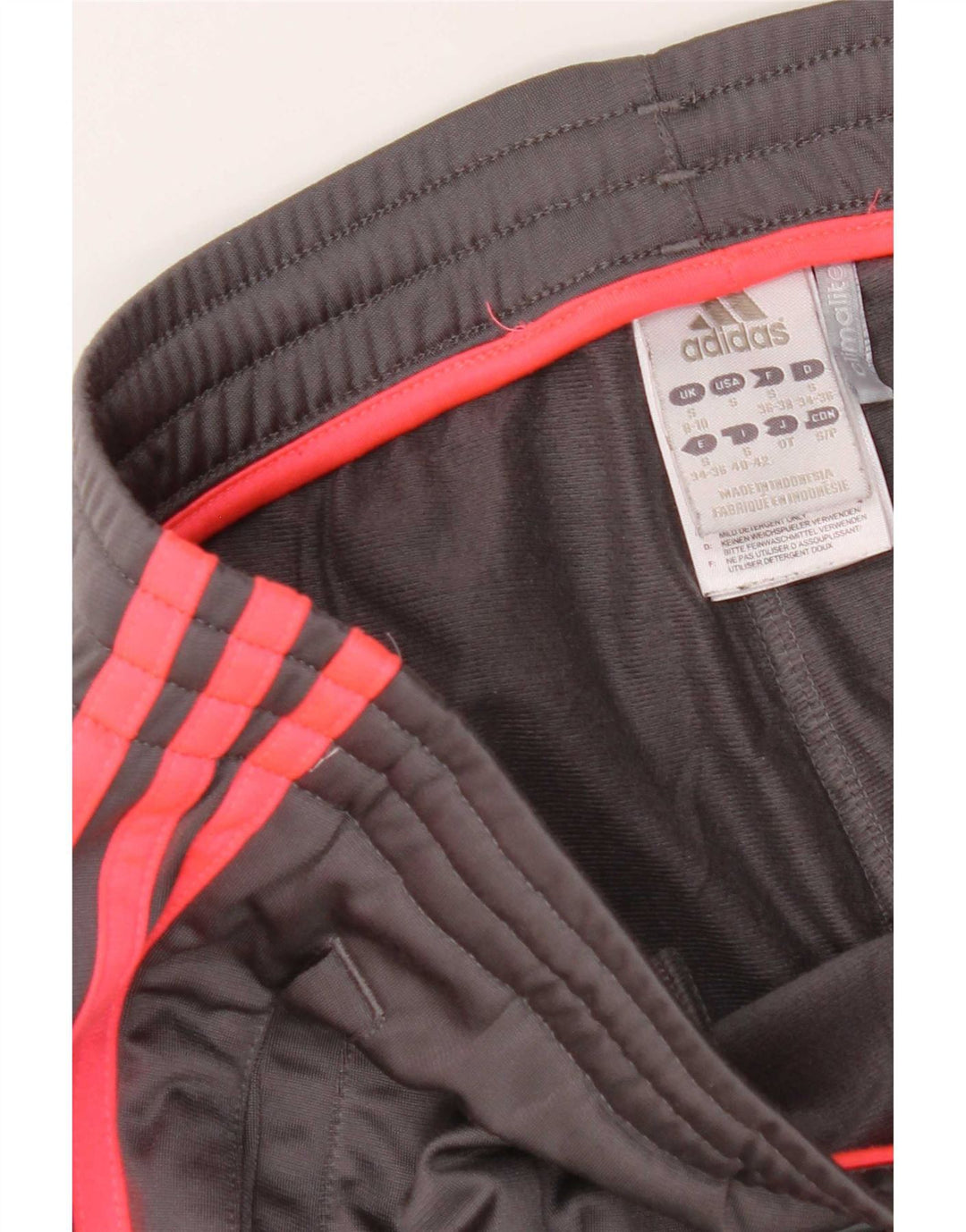 Adidas ženske hlače za trenirku UK 8/10, mali sivi poliester