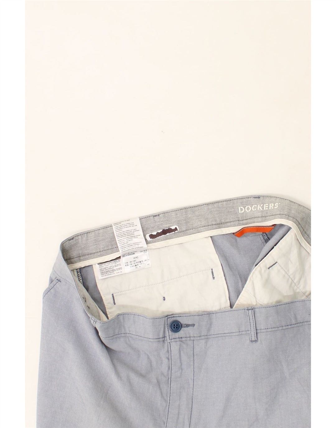 DOCKERS Mens Chino Shorts W42 2XL Blue Cotton Vintage Dockers and Second-Hand Dockers from Messina Hembry 