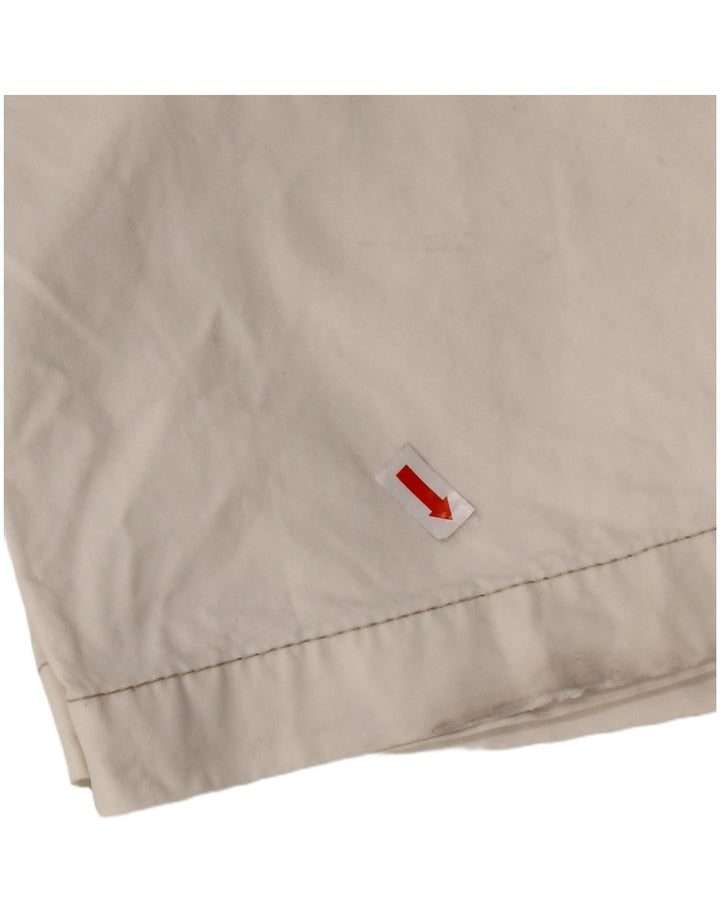 MURPHY & NYE muške ravne ležerne hlače W33 L32 sivobijeli pamuk