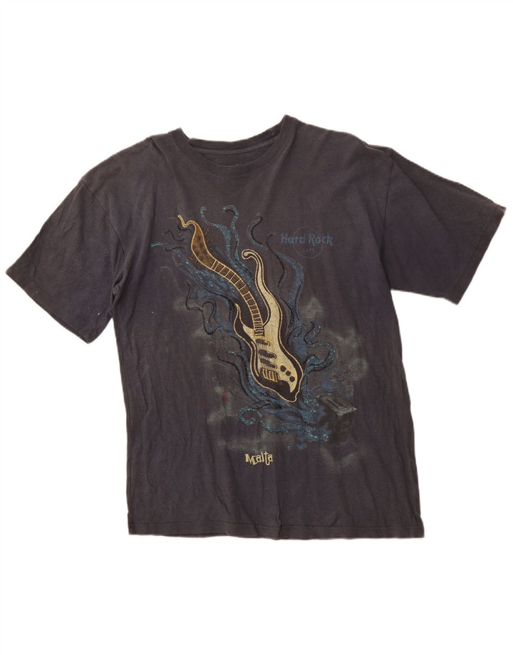 HARD ROCK Muška majica kratkih rukava Malta s grafičkim motivima, srednje sivi pamuk