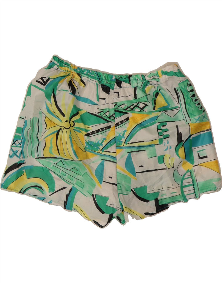 VINTAGE Mens Abstract Pattern Sport Shorts IT 52 Large Multicoloured Vintage Vintage and Second-Hand Vintage from Messina Hembry 