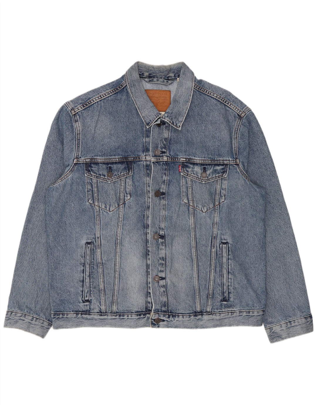 Levi's muška traper jakna UK 42 XL plavi pamuk