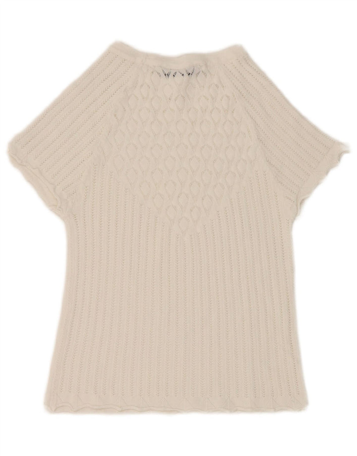 Zara ženski gornji dio kratke bluze UK 8 Small White