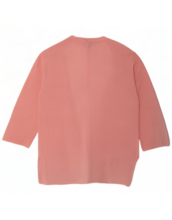 Ženski džemper s 3/4 rukavima Massimo Dutti UK 14 srednje ružičasta
