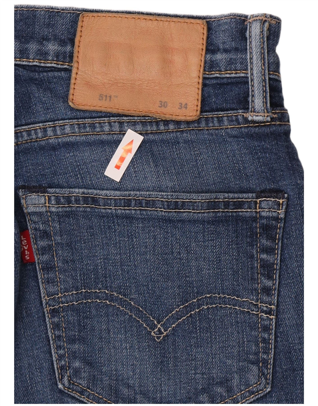 Levi's ženske 511 uske traperice W30 L32 plavi pamuk