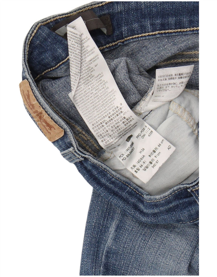 LEVI'S ženske uske traperice s tajicama W26 L29, crveni pamuk