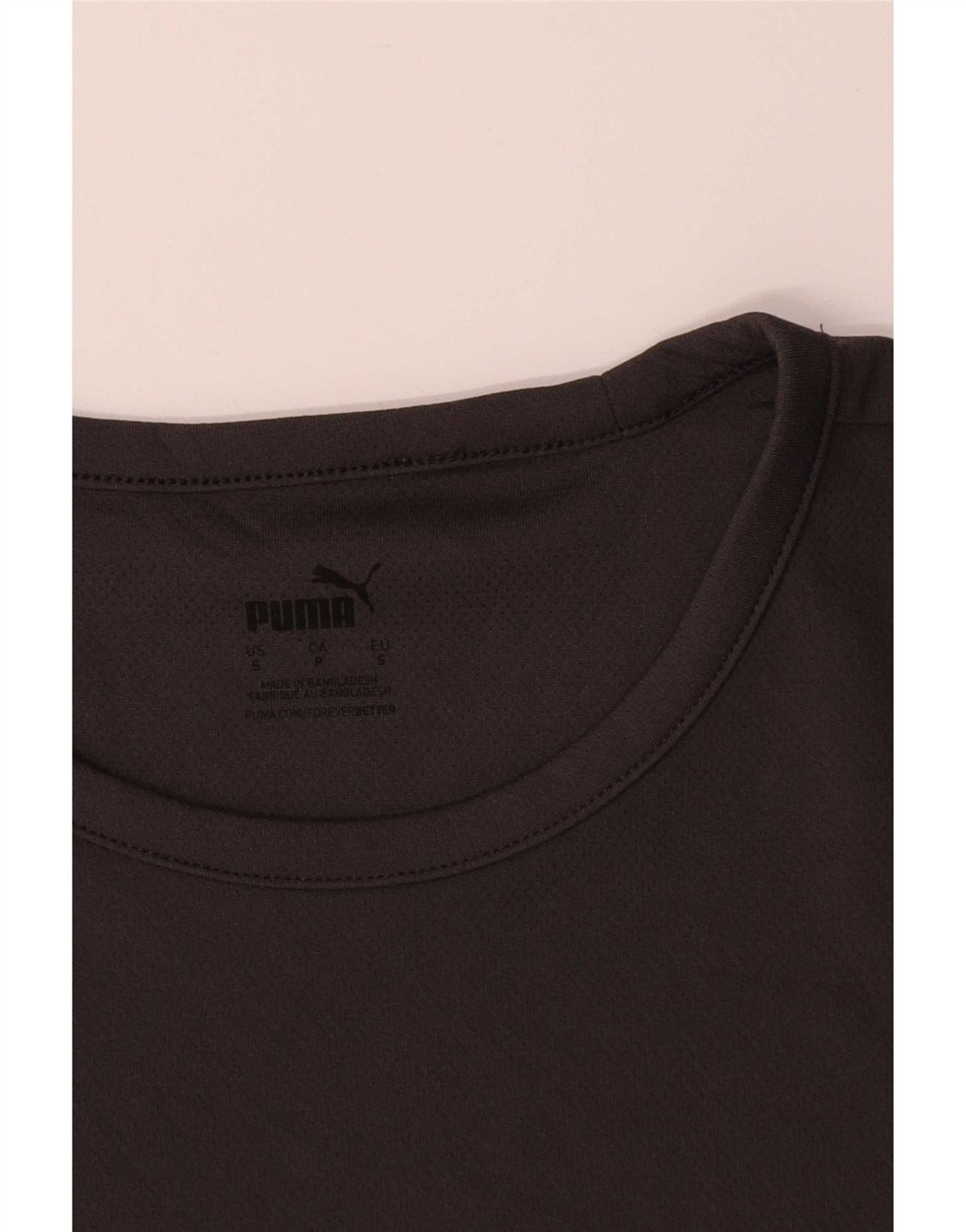 Puma muška majica kratkih rukava mala crna poliesterska boja