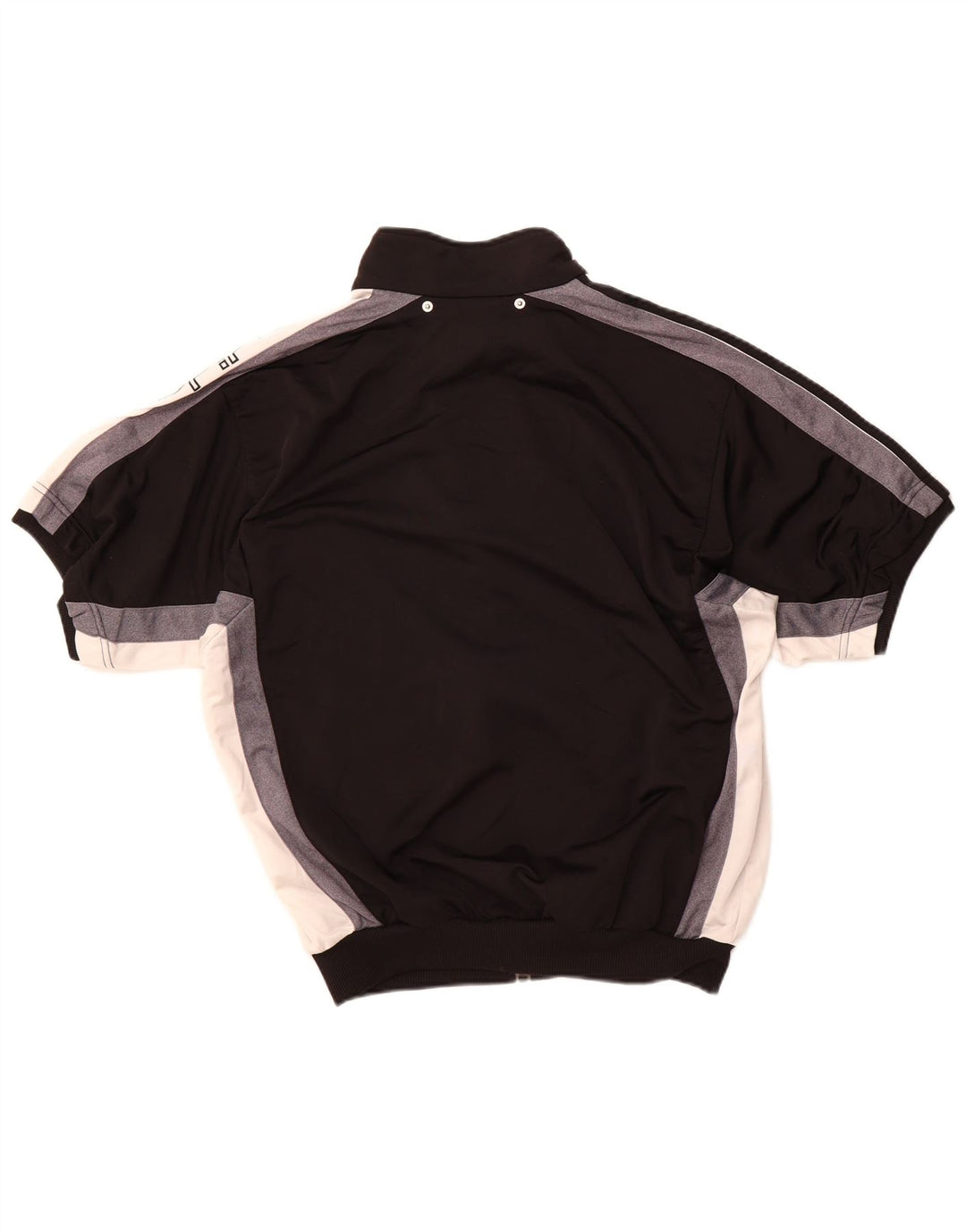 Adidas muška trenirka s grafičkim motivima, gornja jakna UK 38/40, srednji crni poliester