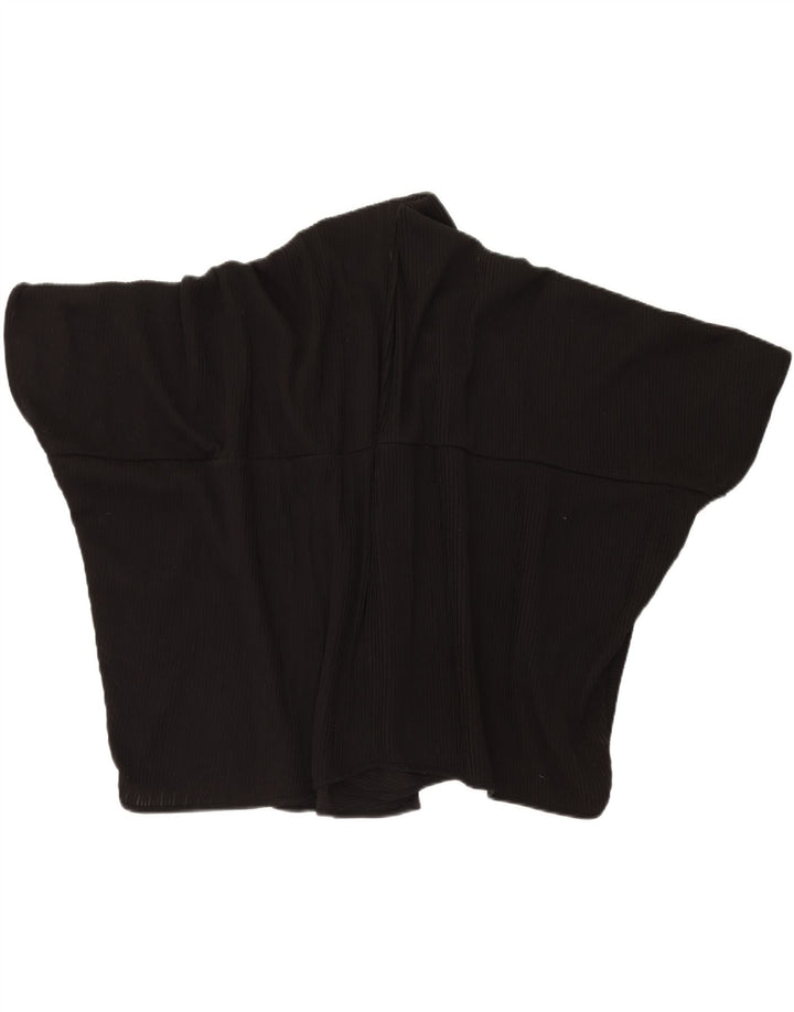 Zara ženski oversized pončo kardigan gornji dio UK 14 srednje crne boje