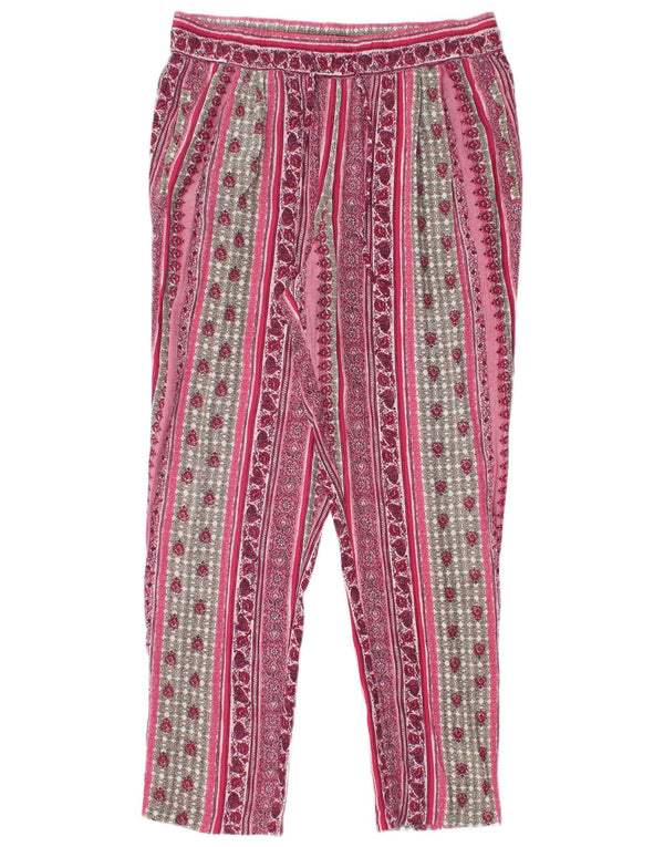 Marks & Spencer ženske chino hlače UK 14 Large W34 L29 Pink Floral