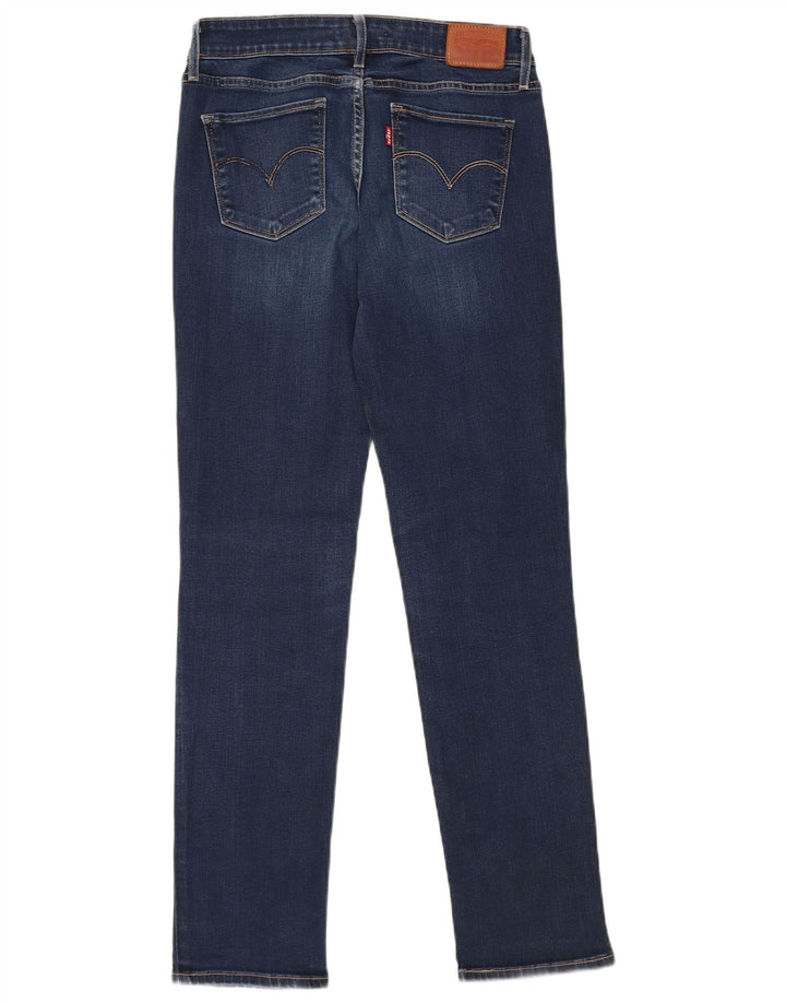 Levi's ženske 712 uske traperice W28 L30 tamnoplavi pamuk
