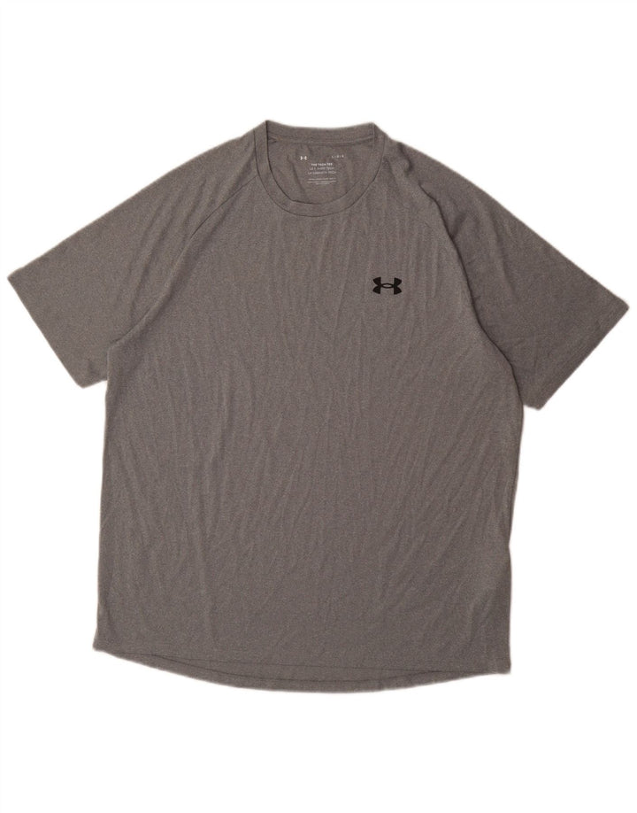 UNDER ARMOUR Muška majica kratkih rukava Veliki sivi poliester