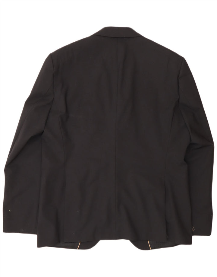 Hugo Boss muška jakna s 2 gumba EU 56 3XL crna vuna