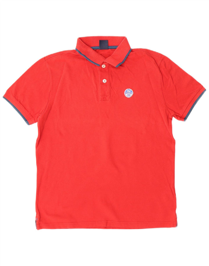 NORTH SAILS Muška polo majica XS crveni pamuk