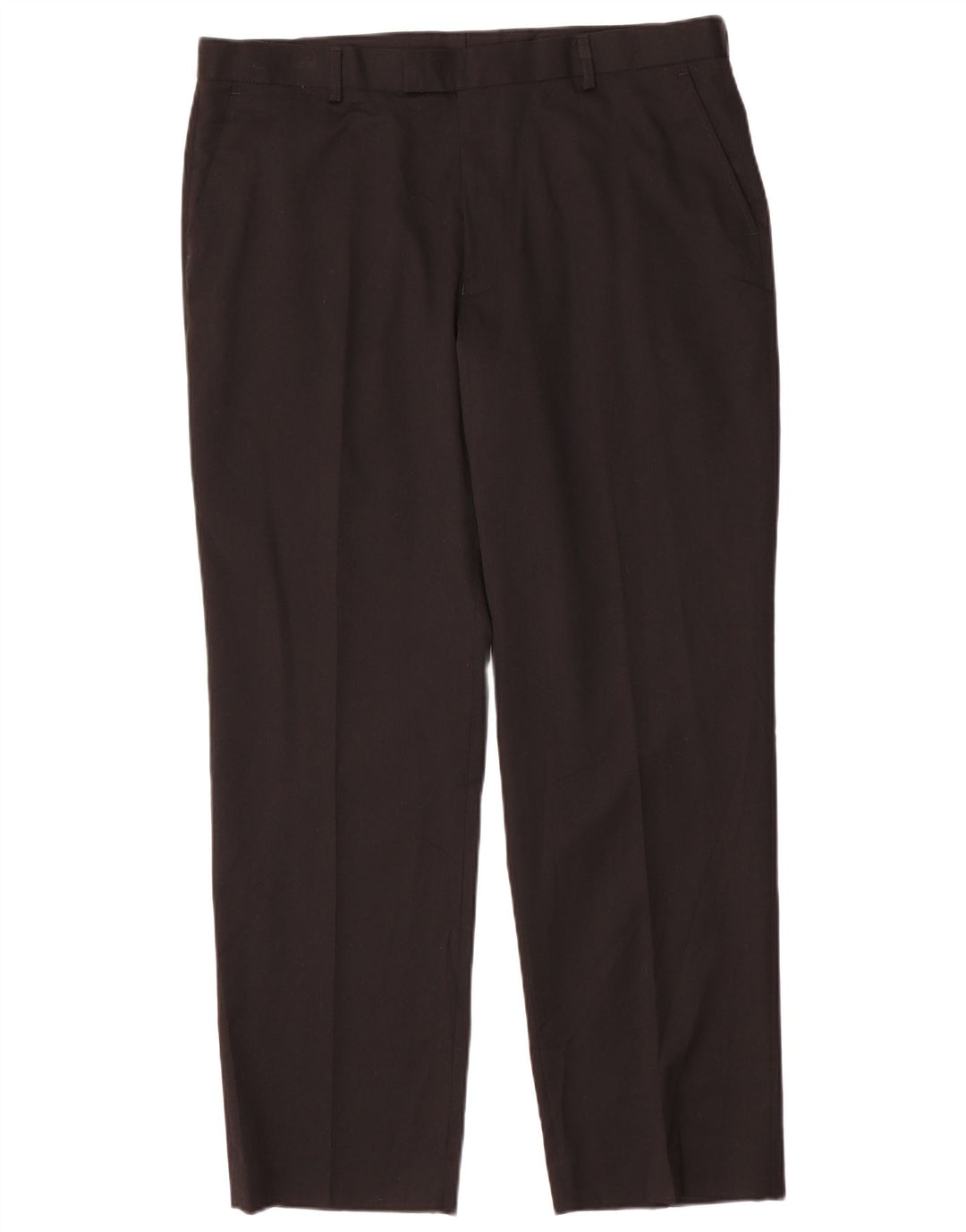 Marks & Spencer muške chino hlače regularnog kroja W38 L31 crni poliester