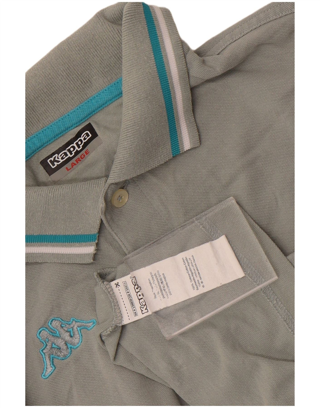 Kappa muška polo majica Large Grey Pamuk
