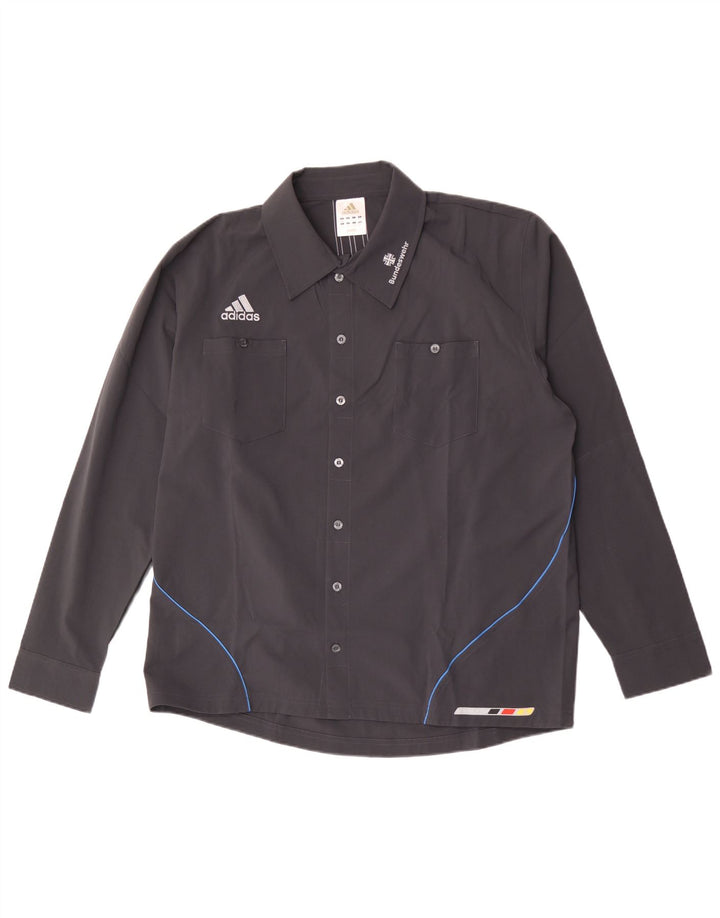Adidas muška grafička majica UK 44/46 veliki tamnoplavi poliester