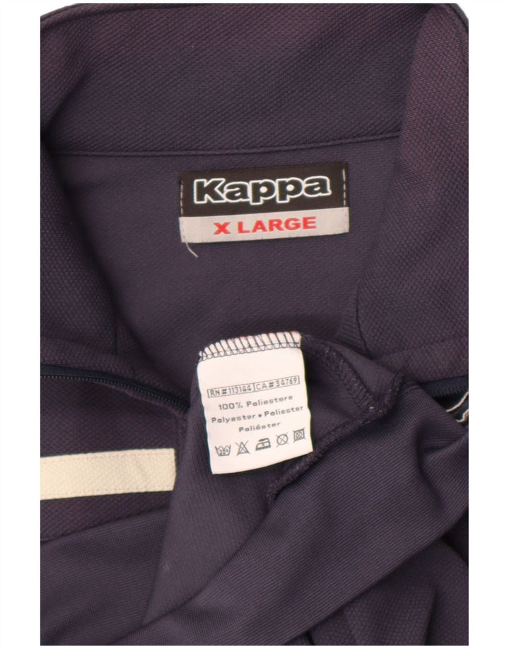 Kappa muška trenirka gornja jakna XL tamnoplavi poliester