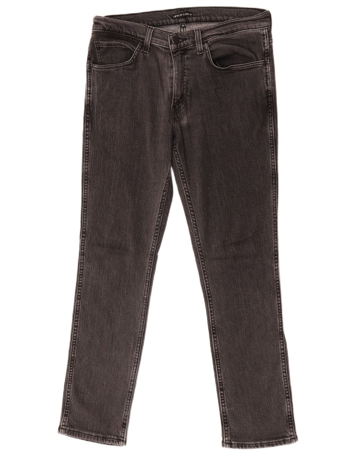 Levi's Mens Line 8 uske traperice W32 L30 Sivi pamuk