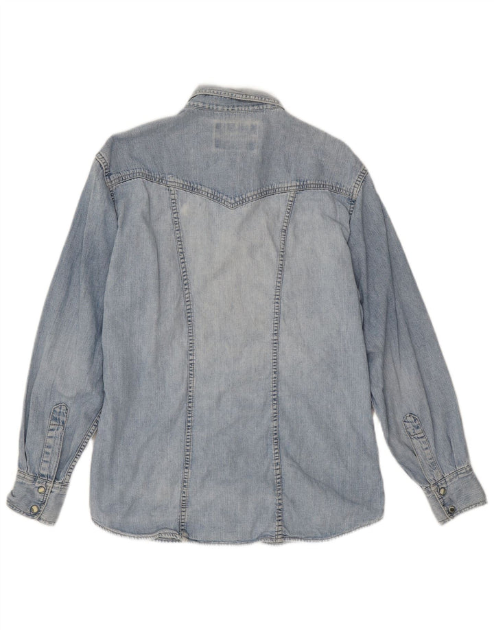 Wrangler ženska traper košulja UK 14 Large Blue