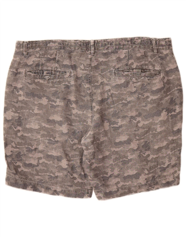Zara muške chino kratke hlače XL W36 sive kamuflažne boje