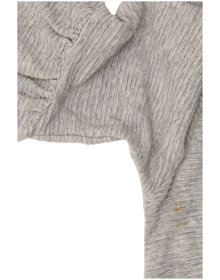 FRENCH CONNECTION Ženska džemper haljina 3/4 rukava UK 10 Mala siva viskoza