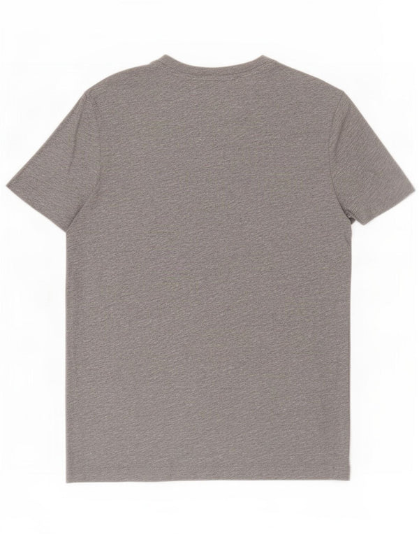Tommy Hilfiger Mens Slim Fit Graphic T-Shirt Top Large Grey Flecked Cotton