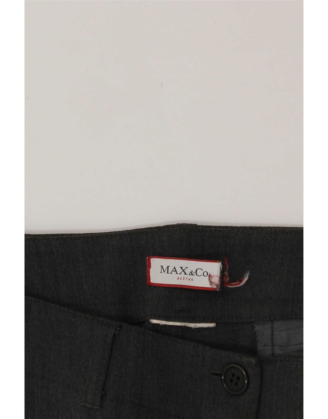 Max & Co. Ženske ravne ležerne hlače W32 L32 sive