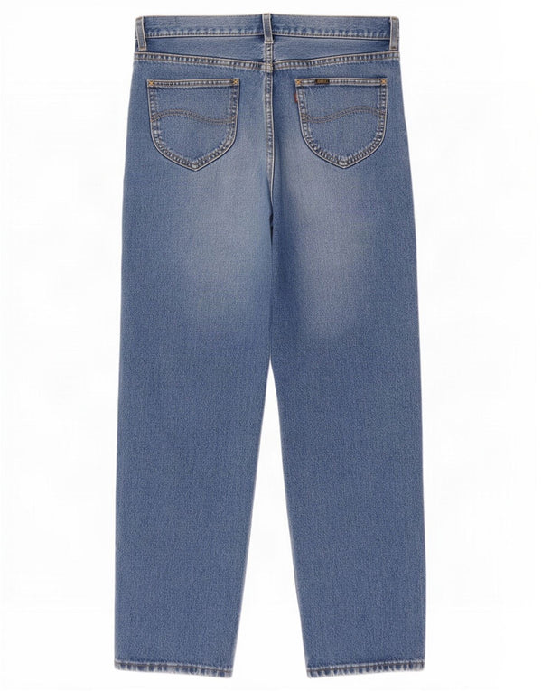 Lee Mens Brooklyn Straight Jeans W36 L32 Plavi pamuk