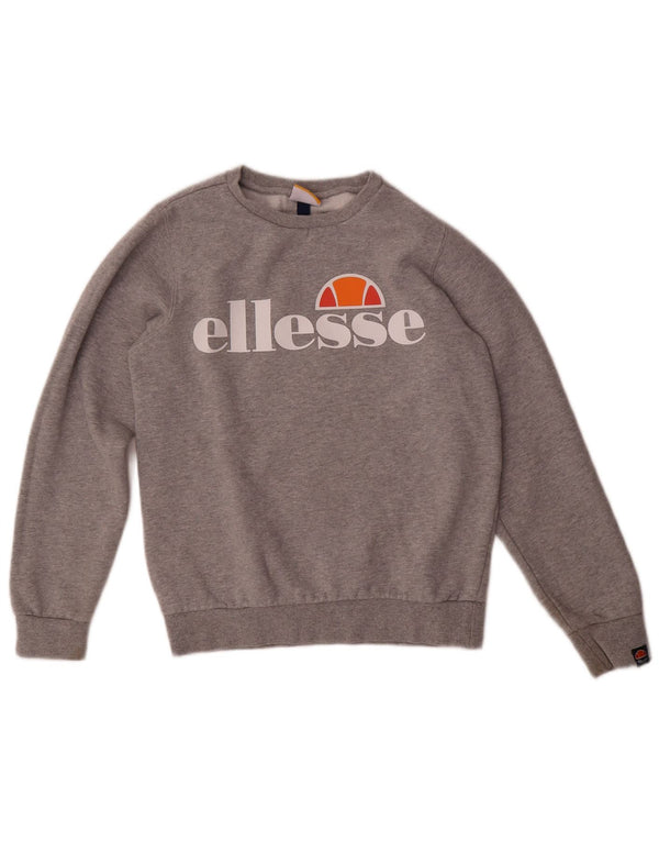 Ellesse Boys Graphic Sweatshirt Džemper 12-13 godina sivi pamuk