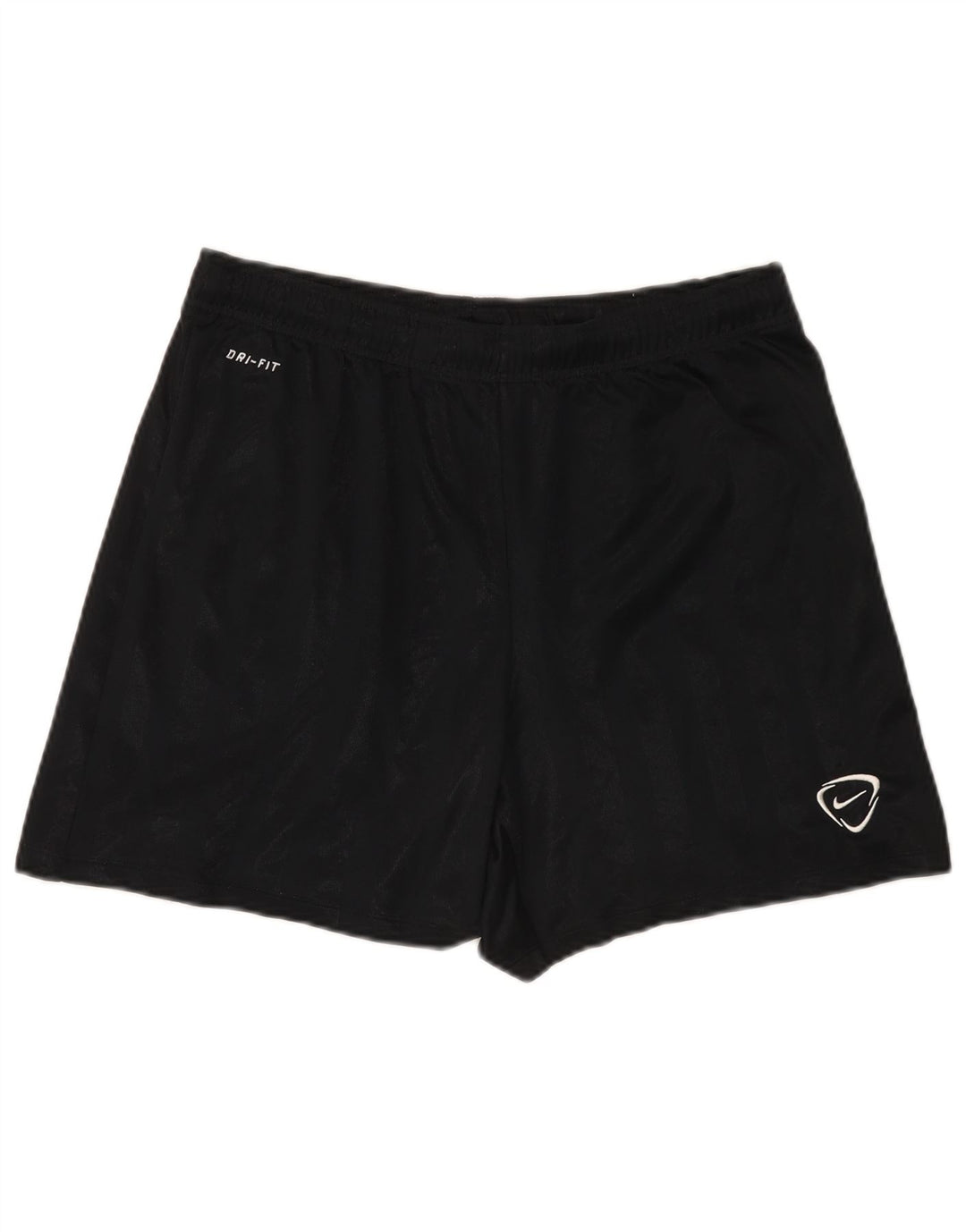 Nike muške Dri Fit sportske kratke hlače srednje crne pruge od poliestera