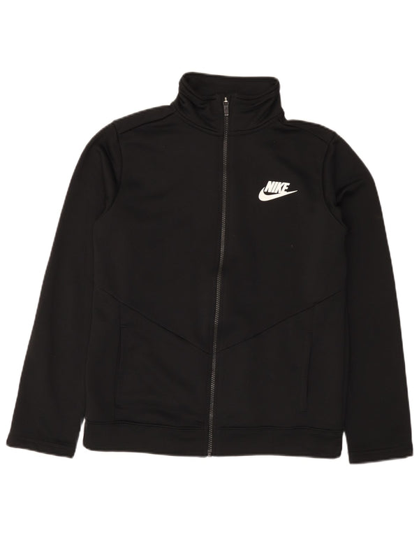 Nike Boys Trenirka Gornja jakna 13-14 godina XL crni poliester