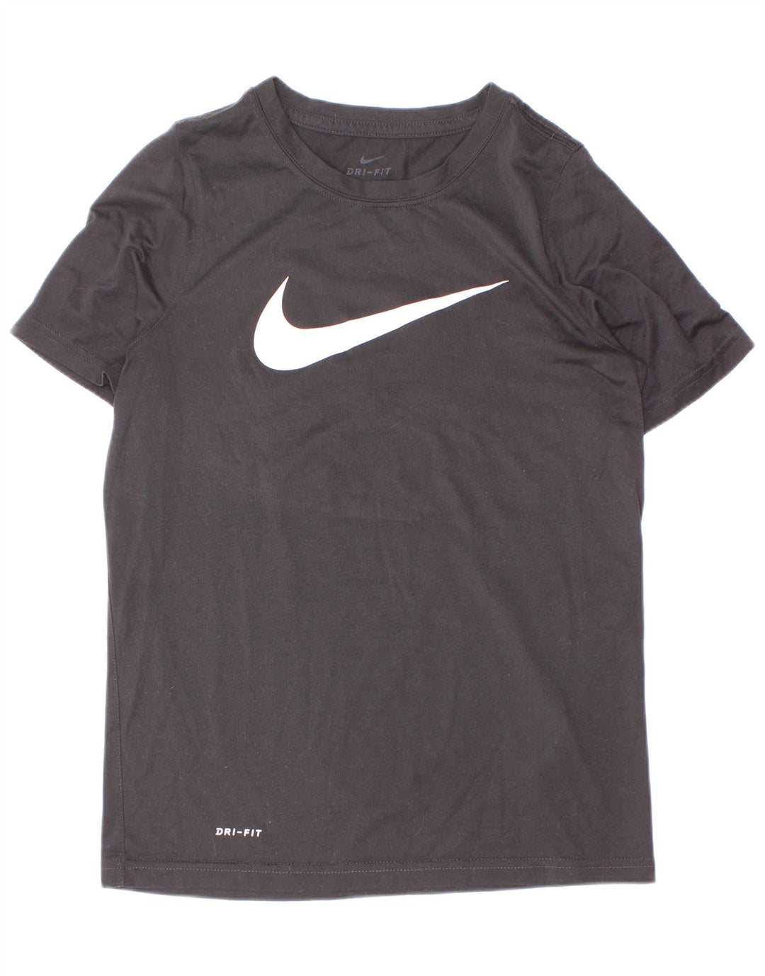 Nike Boys Dri Fit Graphic T-Shirt Top 10-11 Years Medium Black Poliester