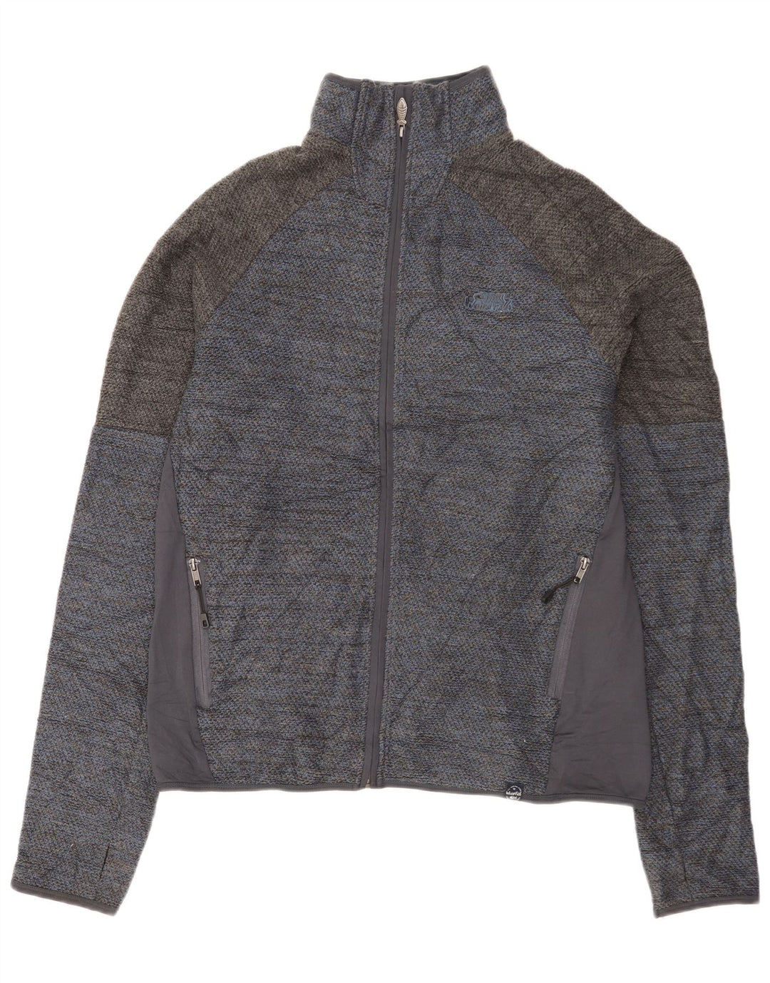 Weird Fish muška trenirka, velika jakna od poliestera plave boje