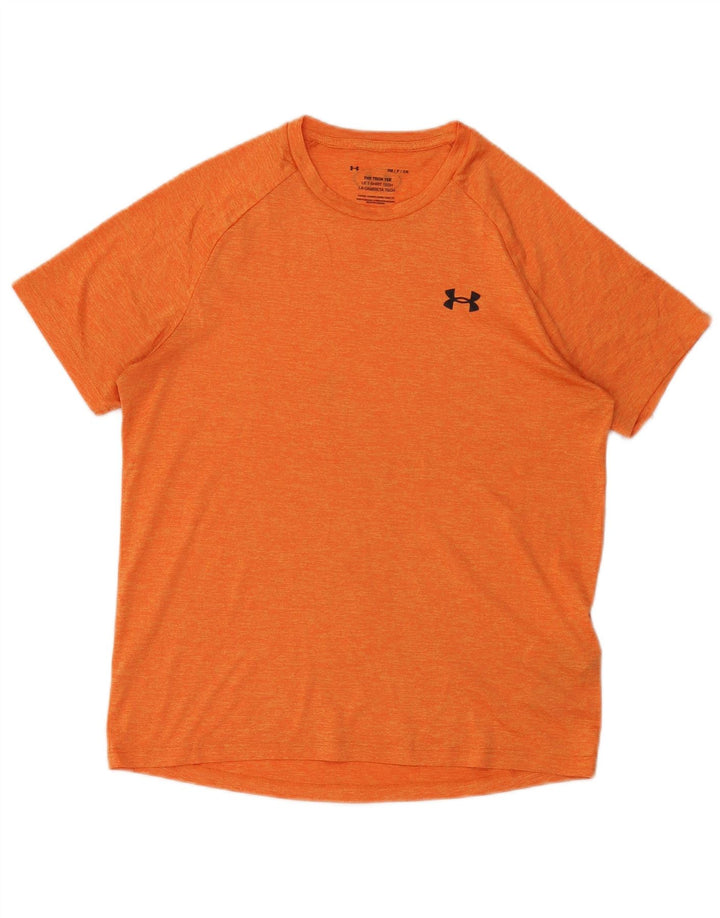 Under Armour muška The Tech Tee majica kratkih rukava Mali narančasti poliester