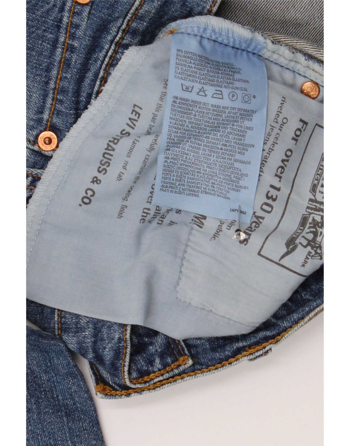 Levi's ženske 525 Bootcut traperice W33 L34 plavi pamuk