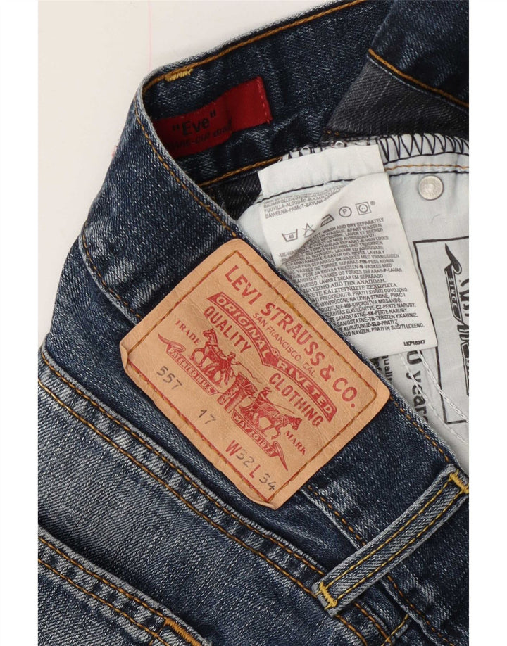 Levi's ženske kratke traper hlače 557 W32 veliki plavi pamuk